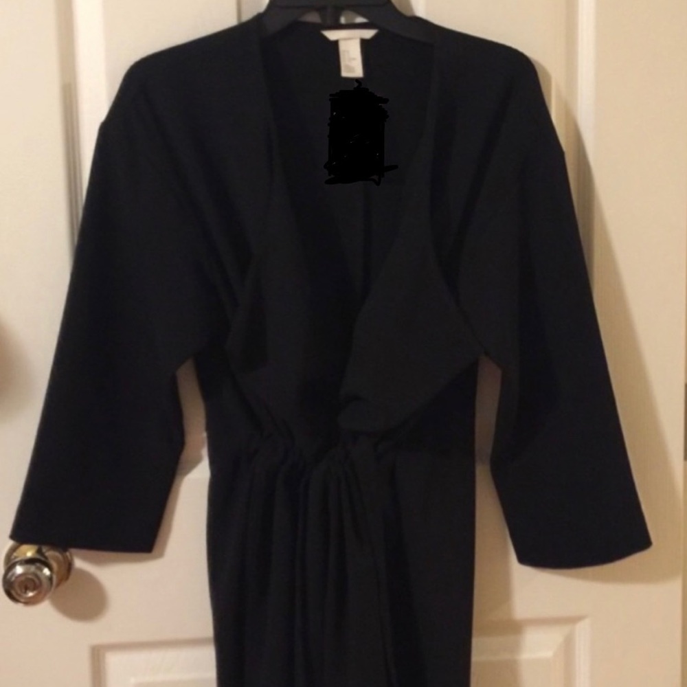 New without tag H&M black Drape jacket